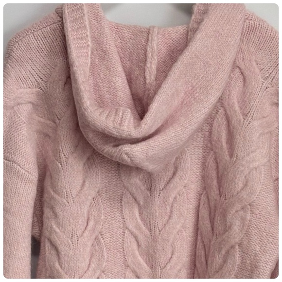 NWT Anthropologie Maeve Embroidered Flower Hooded Cable-Knit Sweater M - Picture 11 of 13